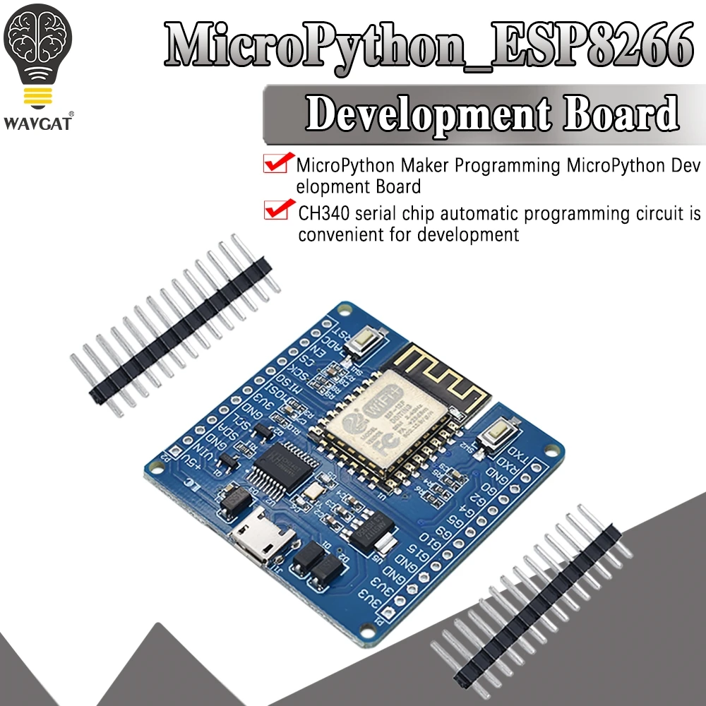 MicroPython Maker Programmierung ESP8266 Entwicklungsboard das MicroPython Entwicklungsboard schreibt automatisch