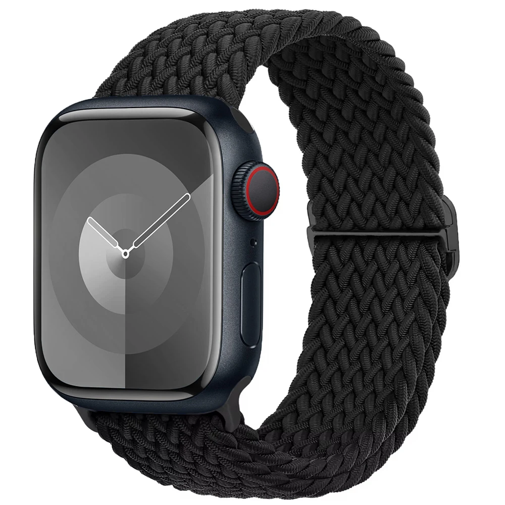 Braided Elastic Solo Loop Watch Band Bracelet