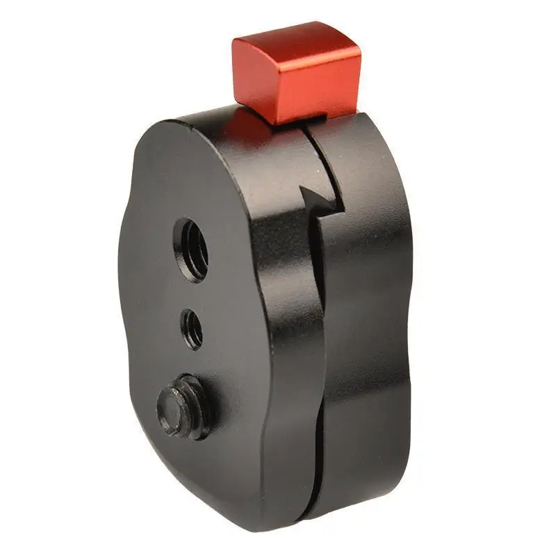 Camera Mount Plate Mini Field Monitor Quick Release Plate For LCD Monitor Magic Arm LED Light Camera Camcorder Rig