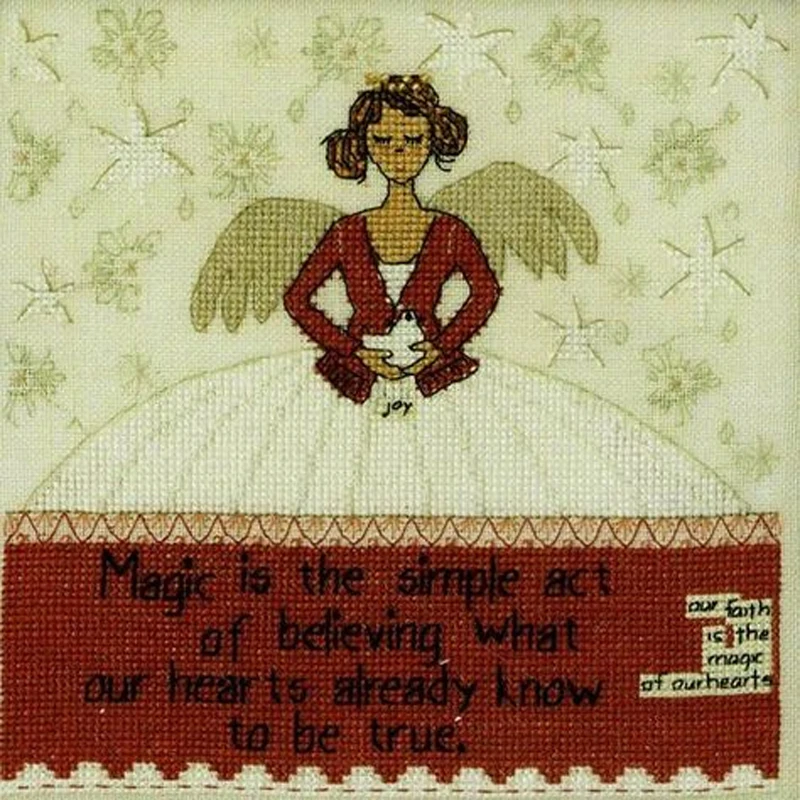 Top Supplies Embroidery Simple Act Cross Stitch Pattern from Photo with Cotton Floss & Needlework for Wall Decor & Gifts