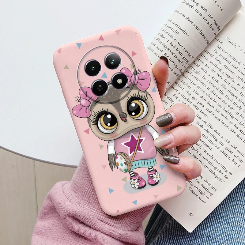 Cute Heart Flower Soft Silicone Matte Protective Back Cover s - Cartoon Design