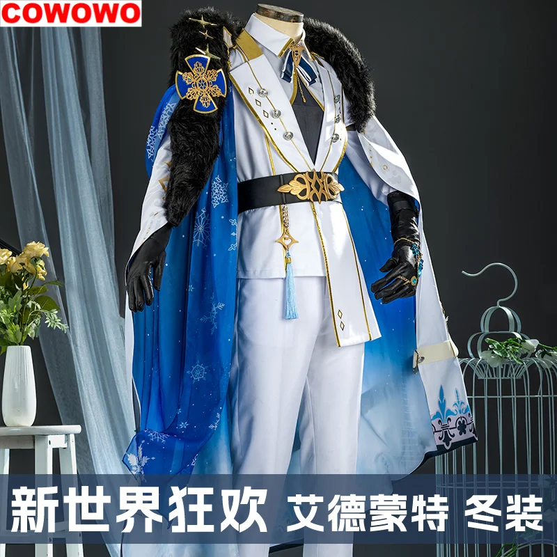 

COWOWO Nu: Carnival Edmond мужской косплей-костюм, косплей-костюм, аниме вечерние Униформа Hallowen, ролевая одежда