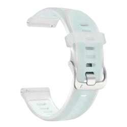 Silicone Strap - Soft & Comfortable Replacement Watch Band - 20mm Watch band (Light blue)