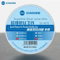 سلك جمبر فضة دقيق SUNSHINE SS-007E (سمك 0.007mm) – لإصلاح مسارات البصمة والفلاتات المقطوعة 2