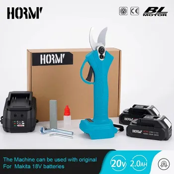 Hormy 브러시리스 무선 전기 가지치기, 효율적인 가지치기, 충전식 가위, 정원 가위 도구, Makita 18V 배터리용, 30mm