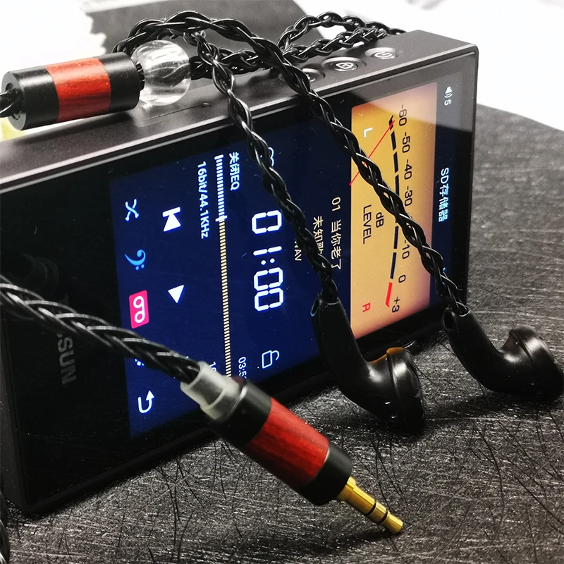 

Кабель QIGOM S600 Plus, из бескислородной меди, плетеный вручную, 8-жильный, для наушников Hi-Fi MX500, для сборки динамик с диафрагмой