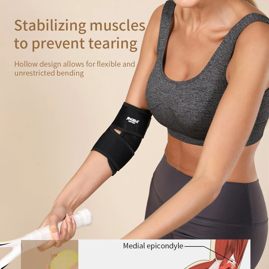 1Pcs Fitness Elbow Brace Compression Support Sleeve for Tendonitis Tennis Elbow Golf Treatment-Reduce Joint Pain