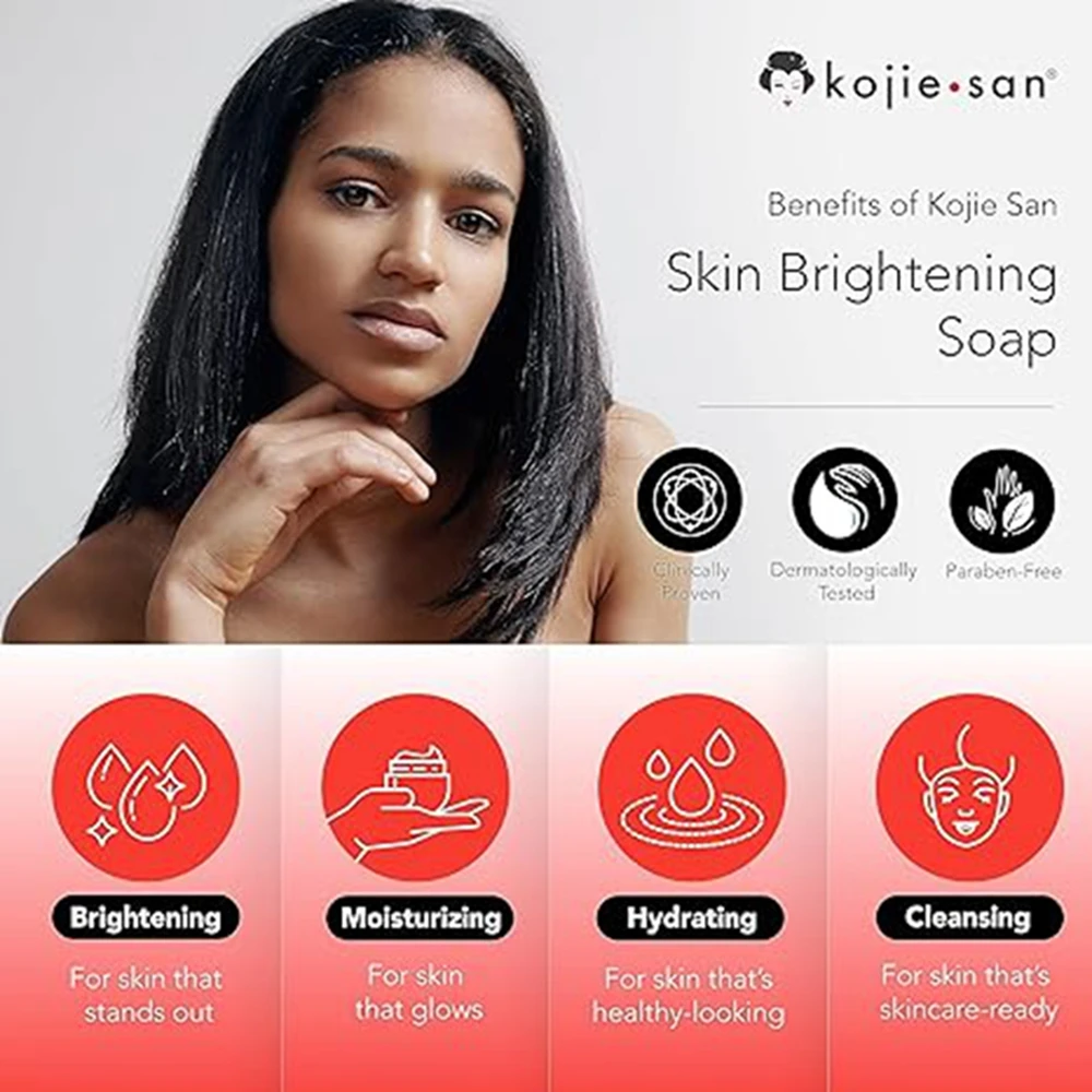 Kojie San Whitening Soap Kojic Acid Glycerin Handmade Soap Skin Lightening  Soap Bleaching Deep Cleaning Brighten Skin - AliExpress