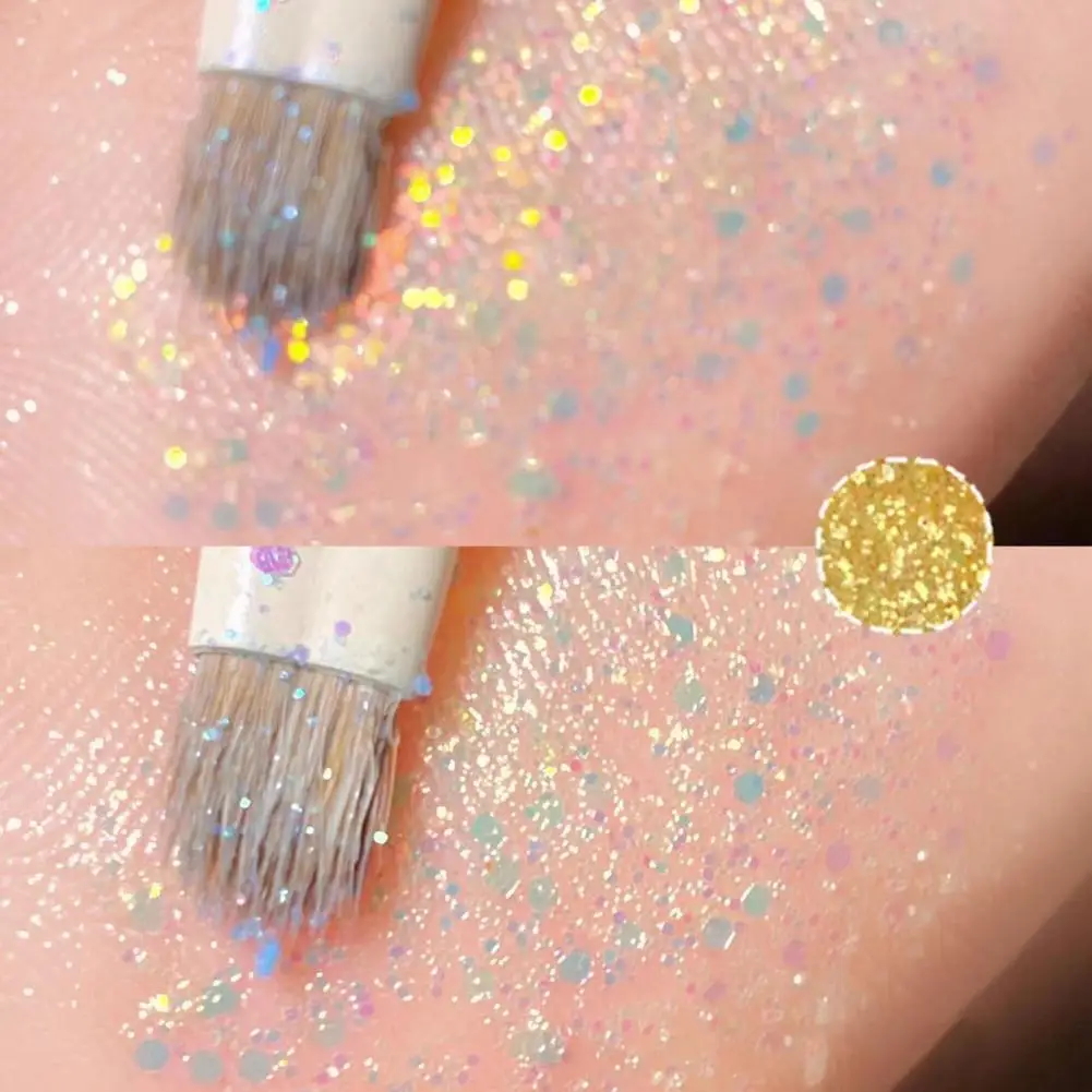 Highly Pigmented Smooth Texture 30-color Pearly Matte Glitter Eyeshadow Rainbow Palette for Lady