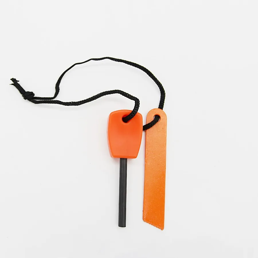 Ferro Rod Fire Starter-Waterproof Magnesium Fire Steel for Camping, Survival, Outdoor. Includes Scraper, Reliable Ignition