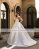 Customized Off-Shoulder With Beads Wedding Gowns A-Line Backless Lace Up Bridal Gown robe de mariée 4
