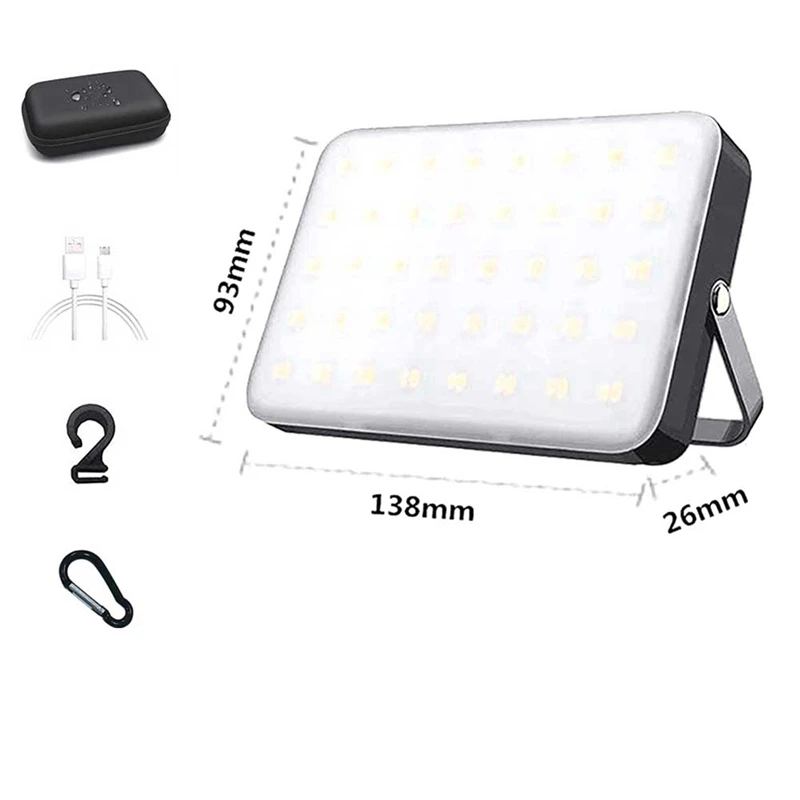 20000Mah Usb Draagbare Verlichting Tent Lamp Led Oplaadbare Camping Lamp Ip65 Waterdichte Camp Lamp