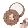 Espejo de bolsillo compacto para maquillaje
