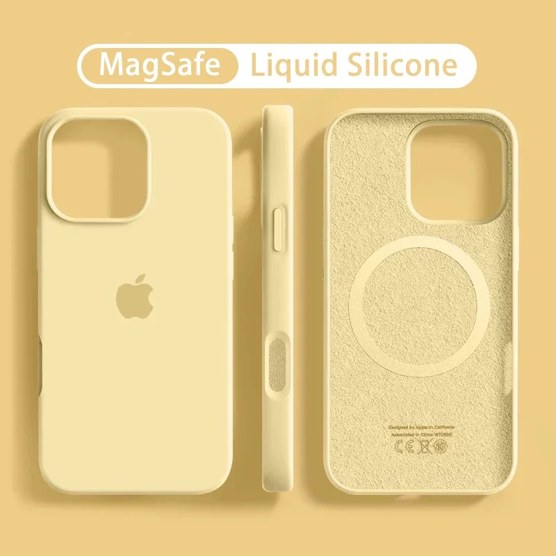 Liquid Silicone Magnetic Lanyard Phone Case with Bracelet - Soft Skin Feel Cover