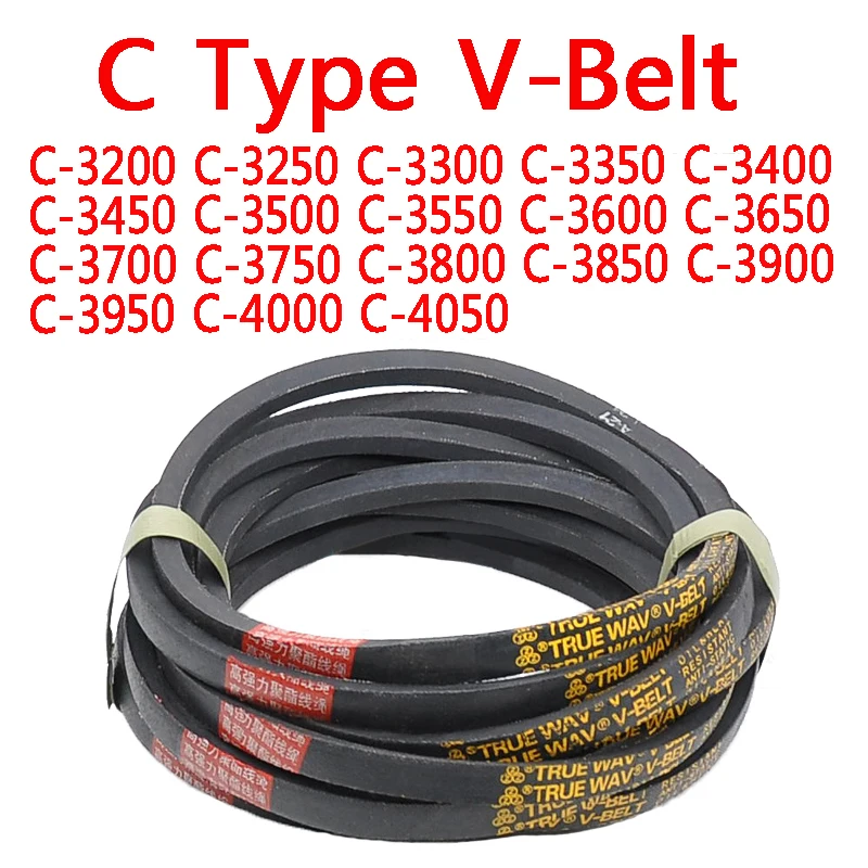 

V Belt Type C Triangle V-belt Rubber Belts C-3200 C-3250 C-3300 C-3500 C-3550 C-3600 C-3650 C-3700 C-3850 C-3900 C-4000 C-4050