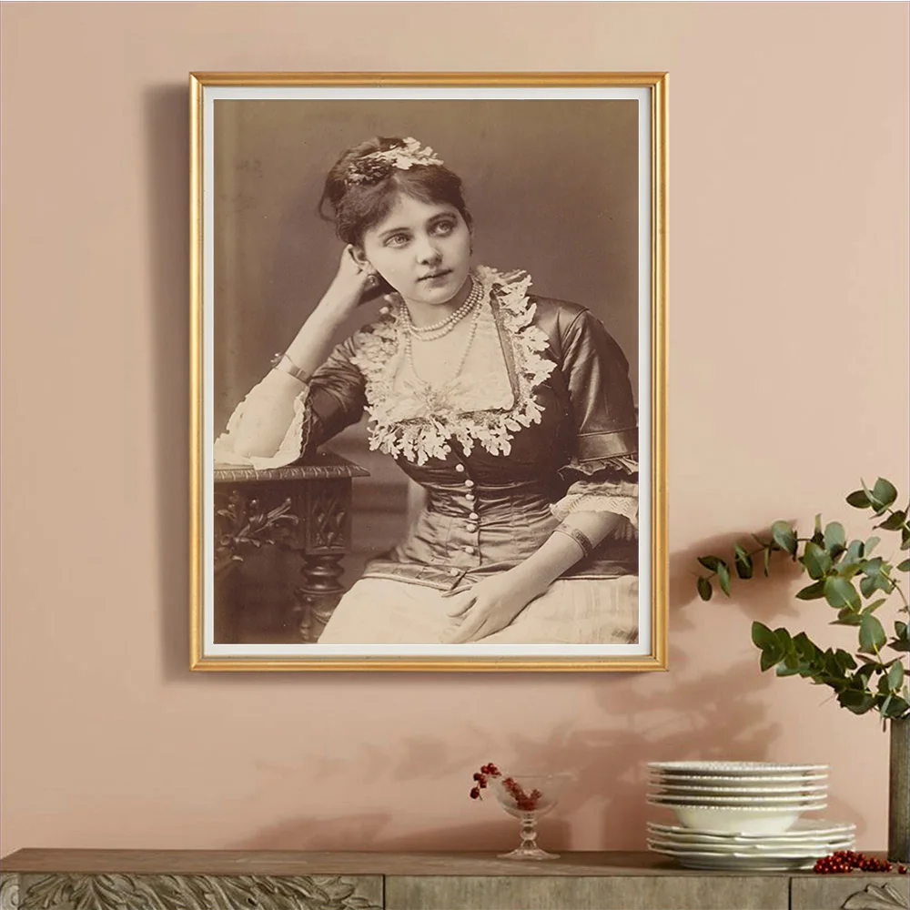 

Sophus Williams Photography Art Print Poster Portrait Of Unnamed Young Irish Woman Wall Stickers Photo Decor Canvas Painting