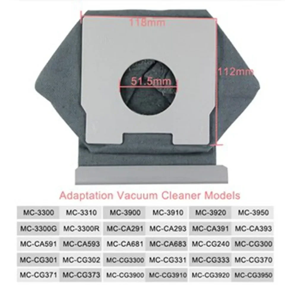 2pc Vacuum Cleaner Dust Bag For Panasonic Type C 13 Reusable Vacuum Cloth Dust Bag Mc 3300 Mc 3310 Mc 390 Mc 3900 Mc e603 Mc l50 Vacuum Cleaner Parts AliExpress