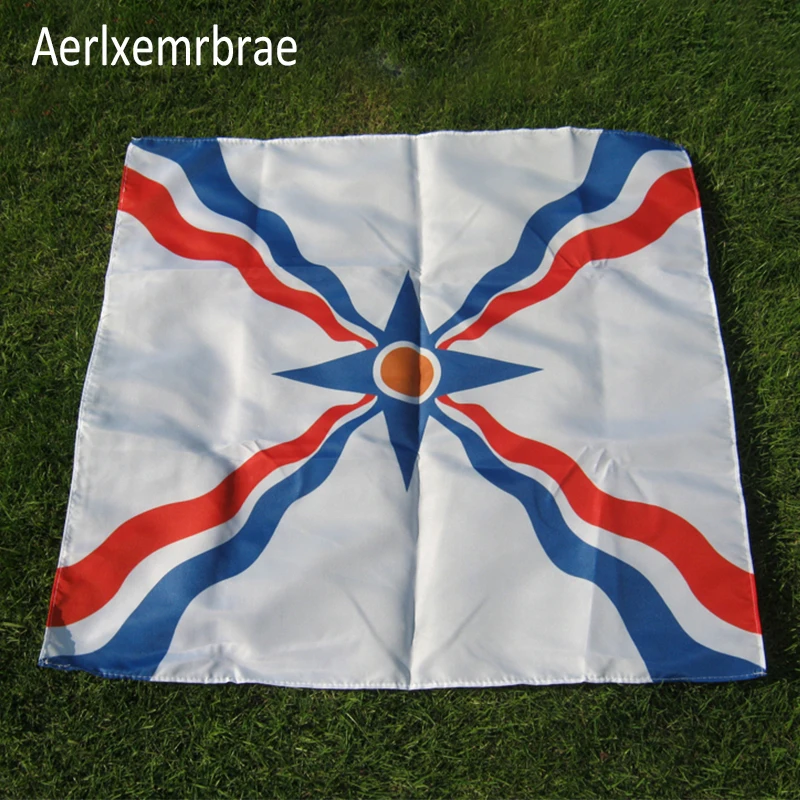 

aerlxemrbrae flag 70*70cm Custom Flag Polyesterany Assyrian flag syria banner