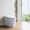 Non-electric Smart Bidet Toilet with Dual Bidet Nozzles Cleanse, Smart Toilet Built-in Pump for Power Flush,Map Flush 1000 Grams 6