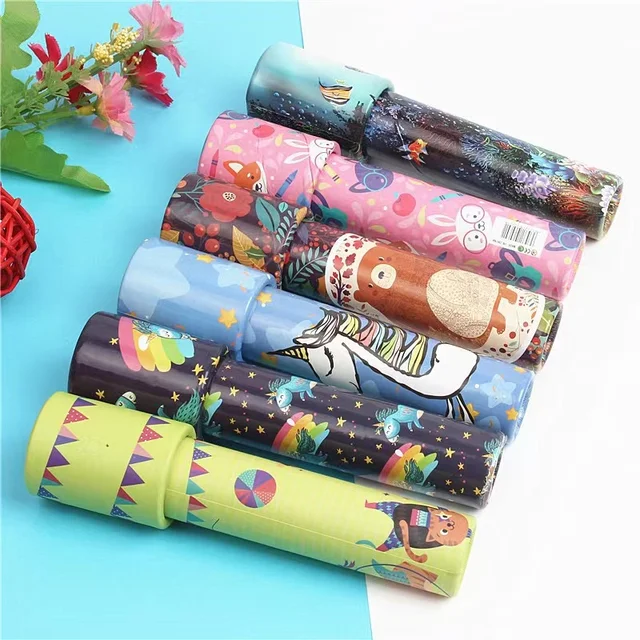3D Cartoon Kaleidoscope Funny Learning Educational Toys For Children Restless Children Toys Boy Girl Baby Toy Goodies Party Gift 2