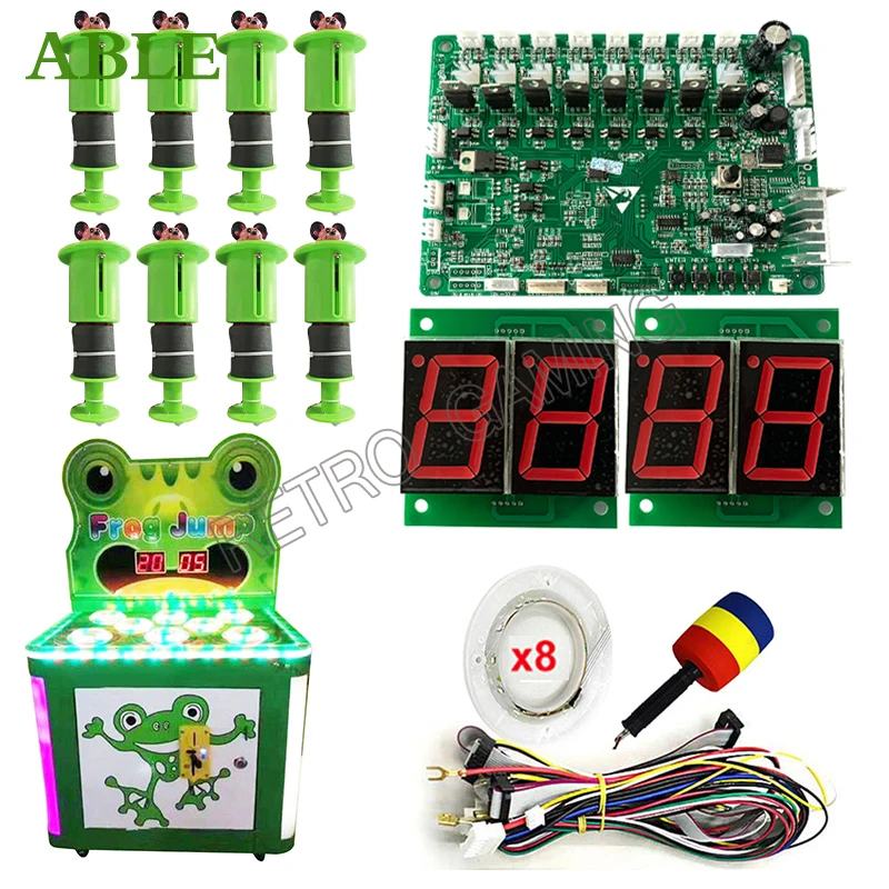 Arcade Hitting Frog Mouse DIY Full Kit Hamster Hitting PCB Board Coin-Operated Ticket Game Kit Children Game Machine