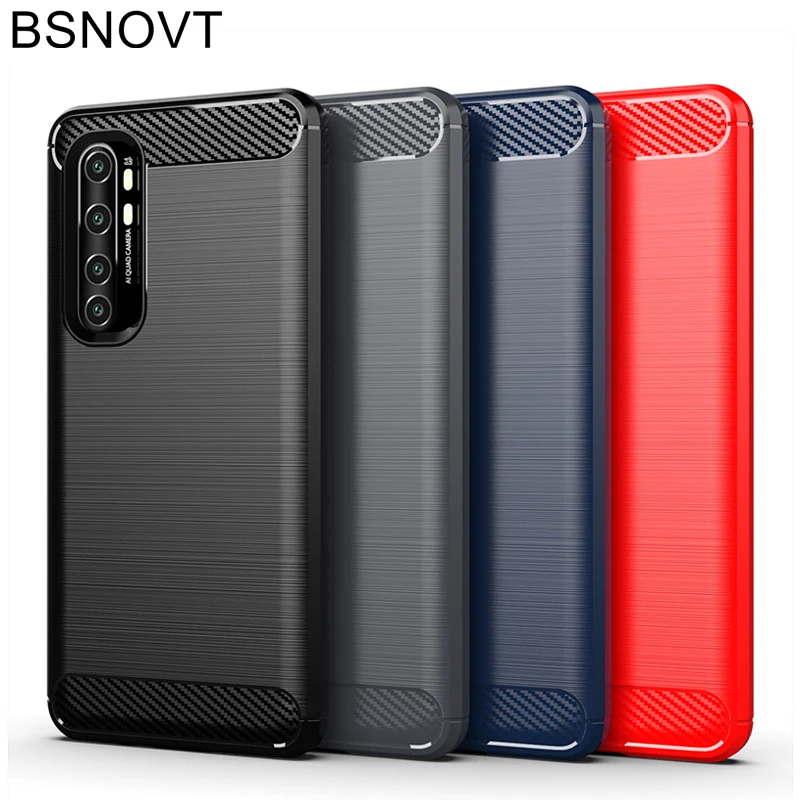 Shockproof Carbon Fiber Silicone Protective Case