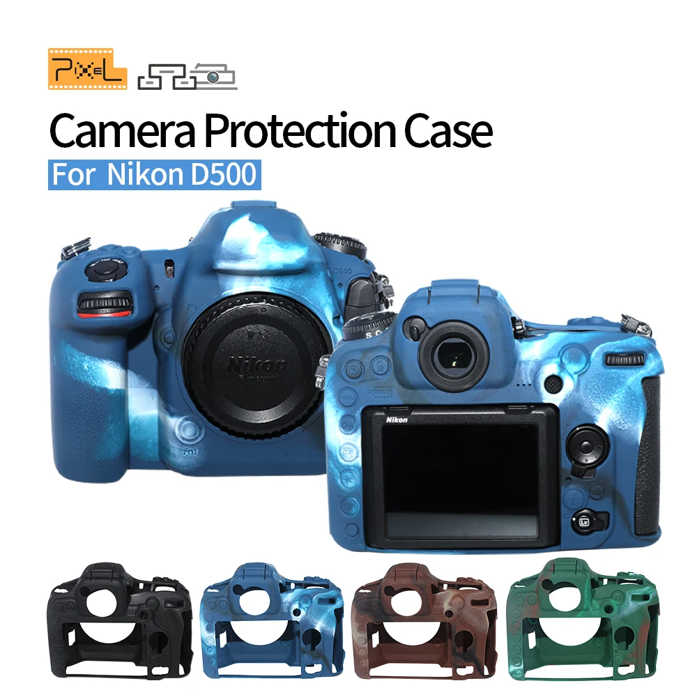 Pixel D500 Dslr Dslr Silicone Protetor para Câmera Nikon Tampa Macia Armadura Silicone - Image 3