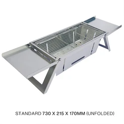 Portable Stainless Steel Smokeless Folding Barbecue Grill (AQ014-A)