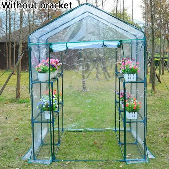 Mini Clear Plastic Small Arch Shed Sheeting Transparent Film PE Hot House Vegetable Greenhouse Agricultural Cultivation Cover 2