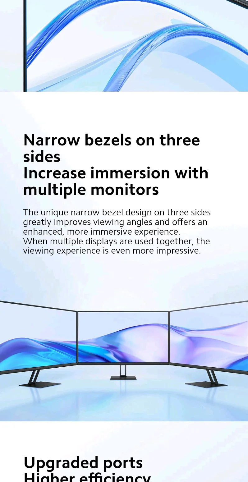 Xiaomi A27i 27 inch 100Hz FHD IPS Monitor description image 7