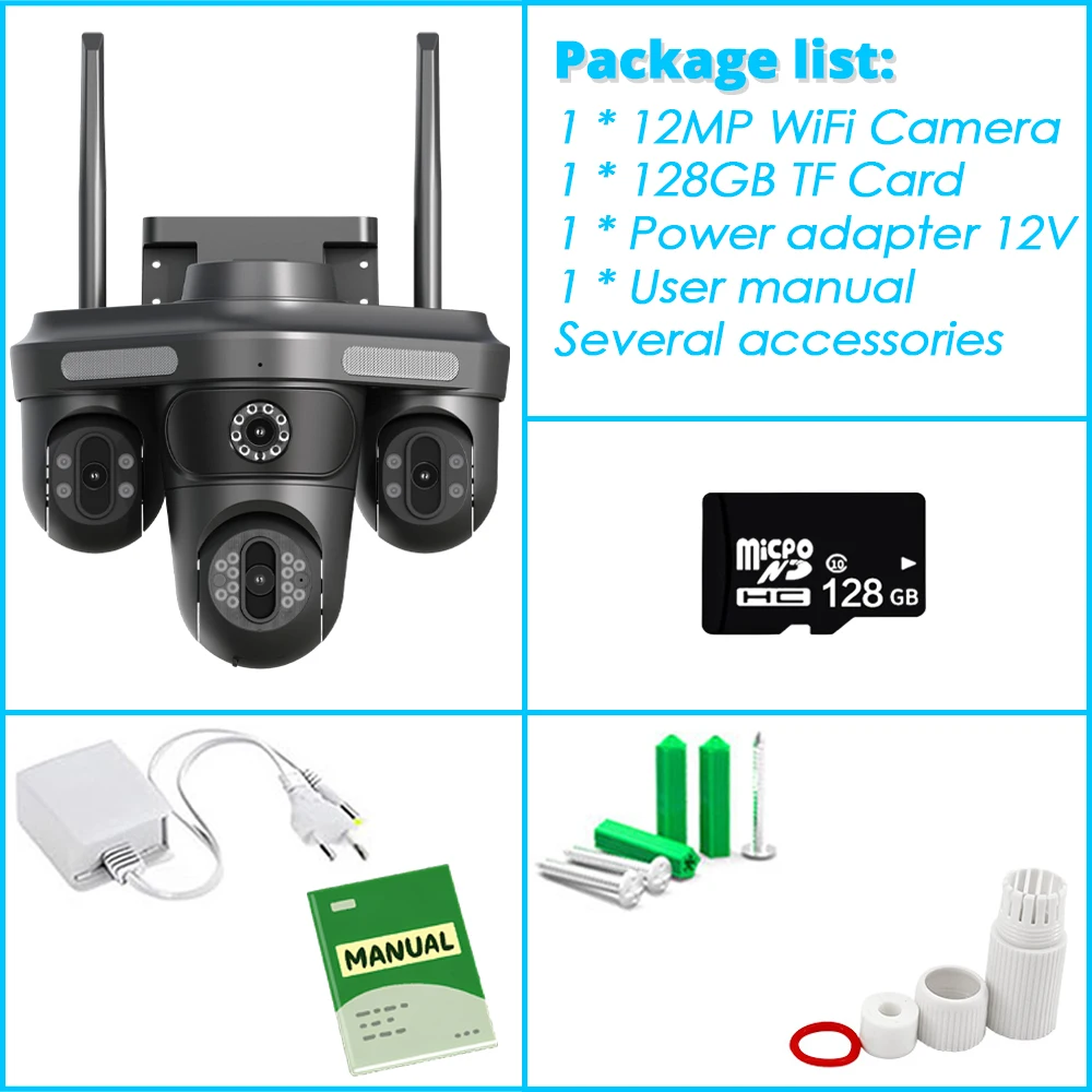 12MP Add 128GB Card