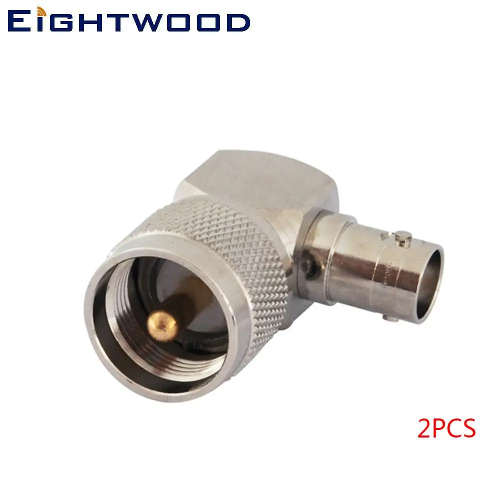 

Eightwood Car Radio Walkie Talkies Antenna RF Coaxial Adapter BNC Jack Female Socket to UHF Plug Male Pin Connector PL-259 2PCS