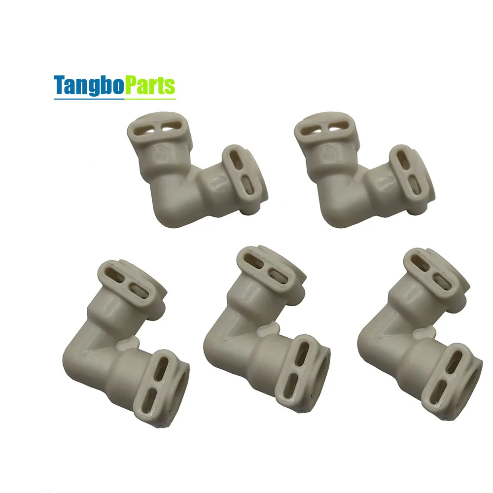 5PcsCoffeeMakerPartsBoilersTwowayConnector90LShapeBend
