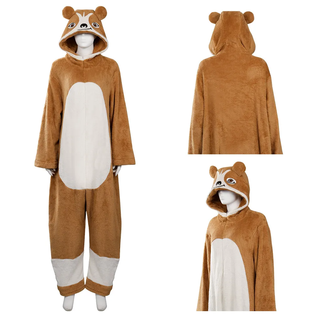 Kung Fu Panda: The Dragon Knight Wandering Blade Cosplay Costume Jumpsuit Sleepwear Halloween Carnival Suit