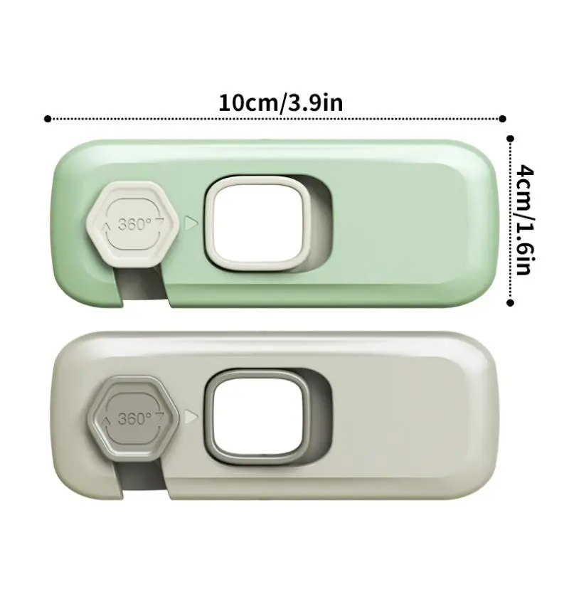 1/2 PCS Child Safety Cabinet Lock Security Protection Home Refrigerator Safety Buckle Baby Anti-Pinch