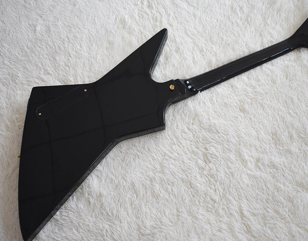 6-string electric guitar single-wrapped body with tiger pattern color matching neck can be customized Electric Guitar Electric Guitar Kit