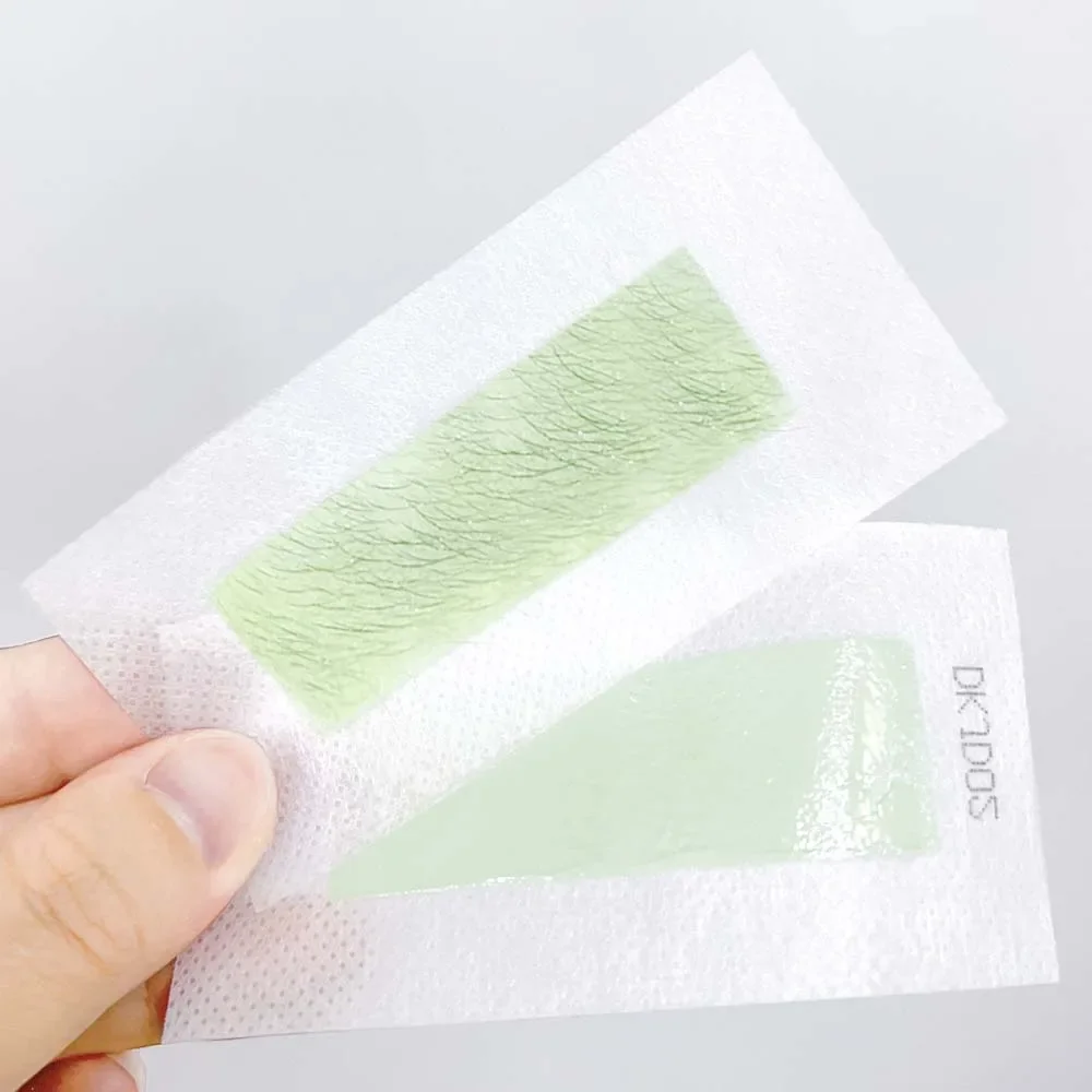 Hair Removal Wax Strips Painless Fast Facial Body Hairs Removal Bikini Legs Arm Hair Patch Unisex Women Beauty Tool 50PC depilatory wax strips