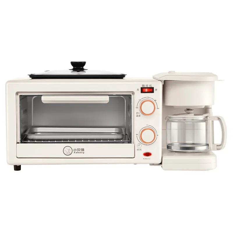 Breakfast machine Home Mini mini oven Multi-functional 3-in-1 coffee sandwich toaster 5