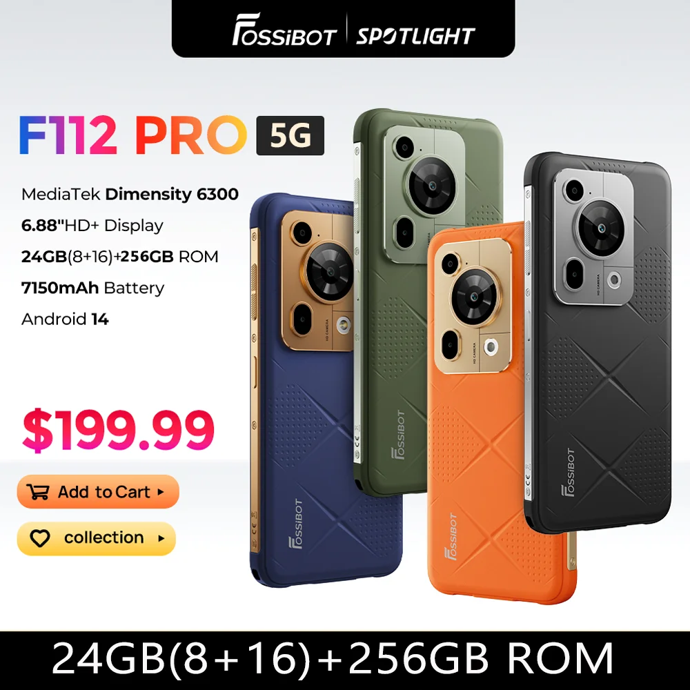 FOSSIBOT F112 Pro 5G 8+256 開封の新製品 FOSSIBOT F112 Pro 5G 8