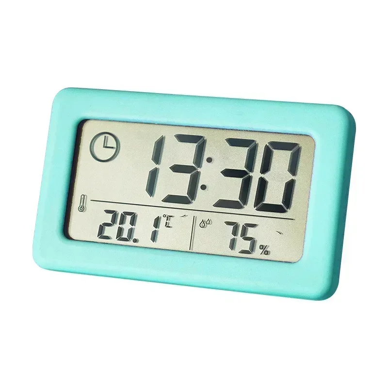 Digital Alarm Clock Hygrometer Electronic By Portable Temperature and Humidity Battery Mini Electronics Household Use Wall Table