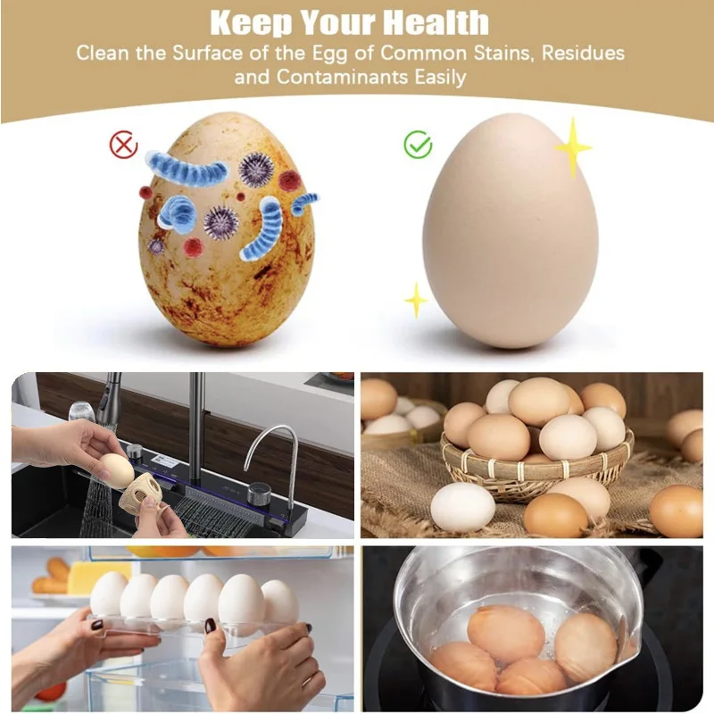 Silicone Egg White Brush Tool egg beater Cleaning Egg Brush Multi functional and Easy Cleaning Kitchen Accessories Small Tool