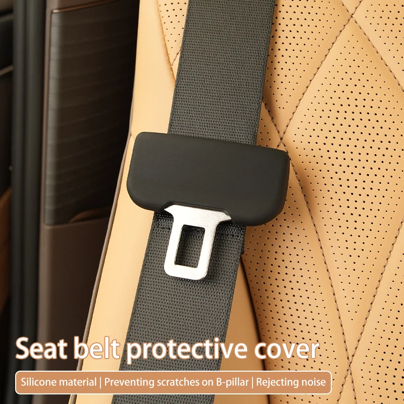 Car seat belt accessories Silicone protective sleeve Seat belt buckle sleeve Car seat interior products