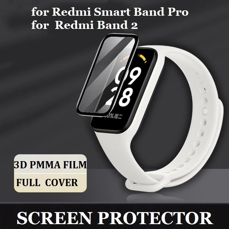 

5PCS 3D Curved Soft Screen Protector for Xiaomi Redmi Band 2 Smart Watch Full Cover Protective Film for Redmi Smart Band Pro