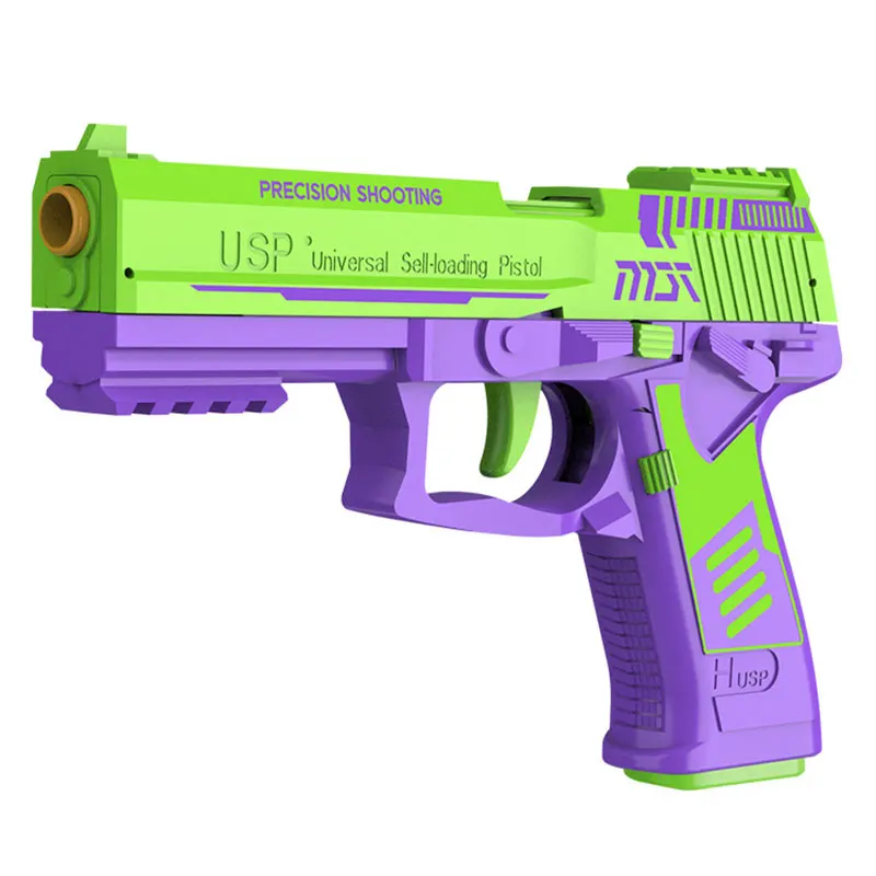 Pistol Toy Guns USP M1911 Colt Prop Gun Weapons Toy Pistola Anti Stress Shell Throwing Darts Model for Boys Adults Shooting Game 5