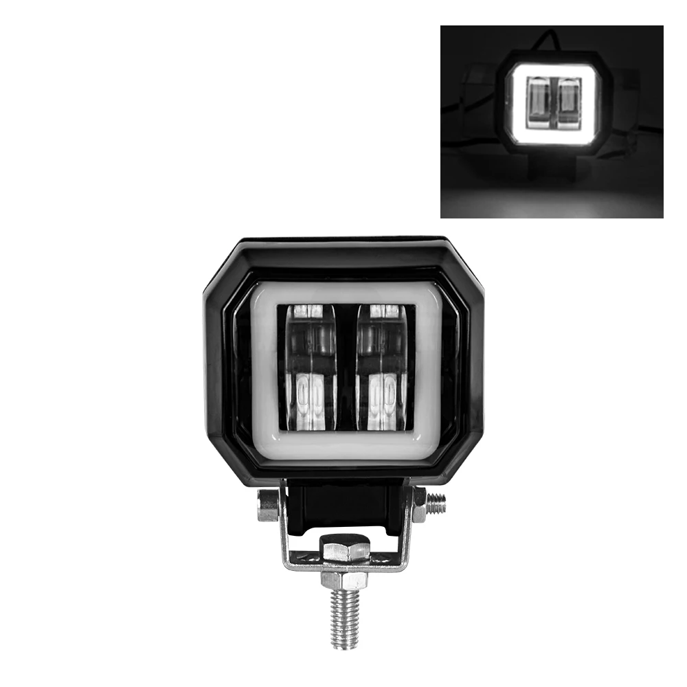 125w Motorcycle Headlight U7 Led Moto Driving Car Fog Spot Head Light
