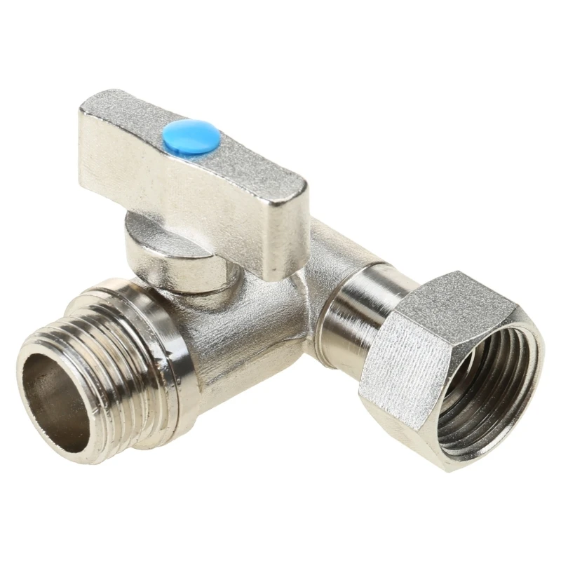 X X Tees Stop Valves 3 Way Diverters Connector Toilet T Adapter for Dishwasher Washing Machine Easy to Use
