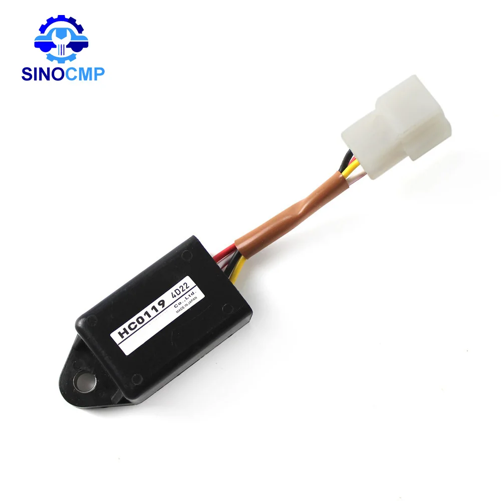 

129211-77920 12921177920 HC0119 Oil Shutoff Valve Plug Timer Relay for Yanmar Engine 3TNV88 Equipment Excavator parts