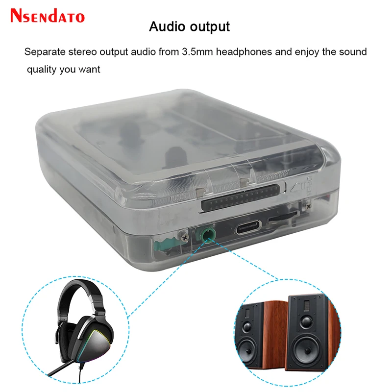 Lecteur de musique de capture de cassette USB portable, convertisseur de  cassette vers MP3, coque transparente, enregistreur de cassette, baladeur -  AliExpress