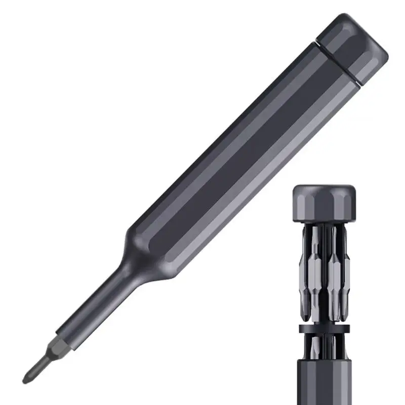 

Многоголовочная отвертка, портативная сменная многобитная отвертка, высокоточный набор инструментов для ремонта, интуитивно понятный Многофункциональный