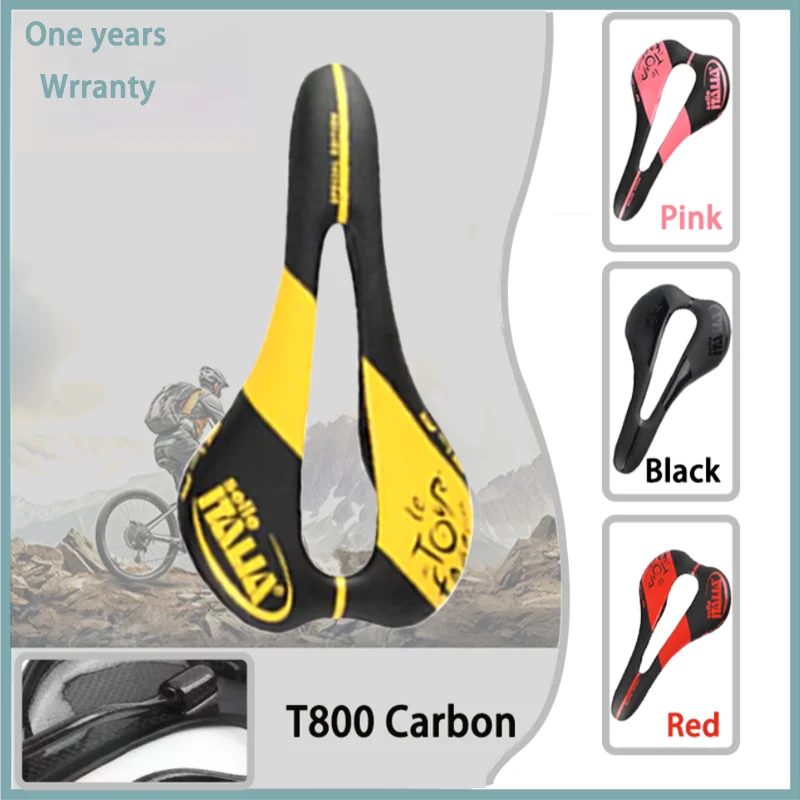 Bicycle Saddle Samana-All Carbon Fiber Seat Ultralight Italia SLR Tekno Flow High Performance Open Seat SuperFlow MTB Road Race